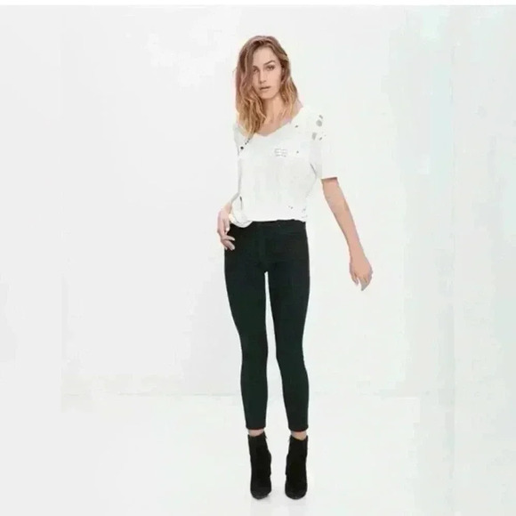 MOTHER Women’s The Looker Crop Devil in The Making Wash Jeans Size 26 - Picture 1 of 9